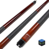 Pool Cue Stick with 13mm Tip, 58" House Bar Billiard Cue Sticks, 2-Piece Maple Pool Stick for Men Women - Brown,21 Oz