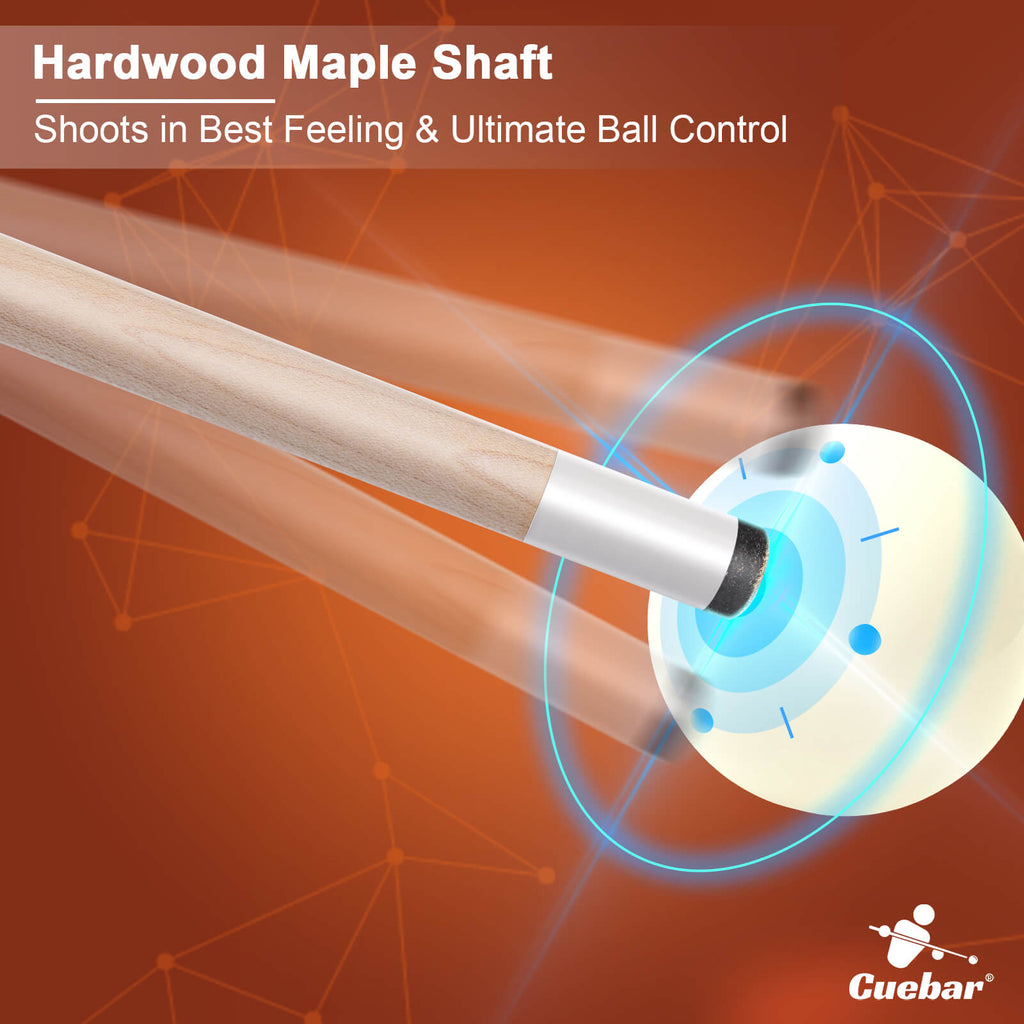 billiards table cue stick