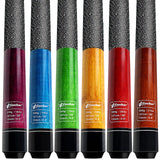58" 2-Piece Pool Cue Sticks Set of 6, 13mm Tip Billiard Table Cues House Bar 58" Pool Cue Sticks Set of 4, House Bar Billiard Cue Sticks 18 19 20 21 Oz, 2-Piece Pool Table Stick for Men Women - Purple Green Blue Orange Red Brown