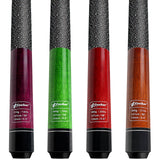 Billiard House Bar Pool Cue Sticks Set of 4, 58" Pool Table Stick 18 19 20 21 Oz, Hardwood Cue Sticks Accessories for Men Women - Purple Green Red Brown
