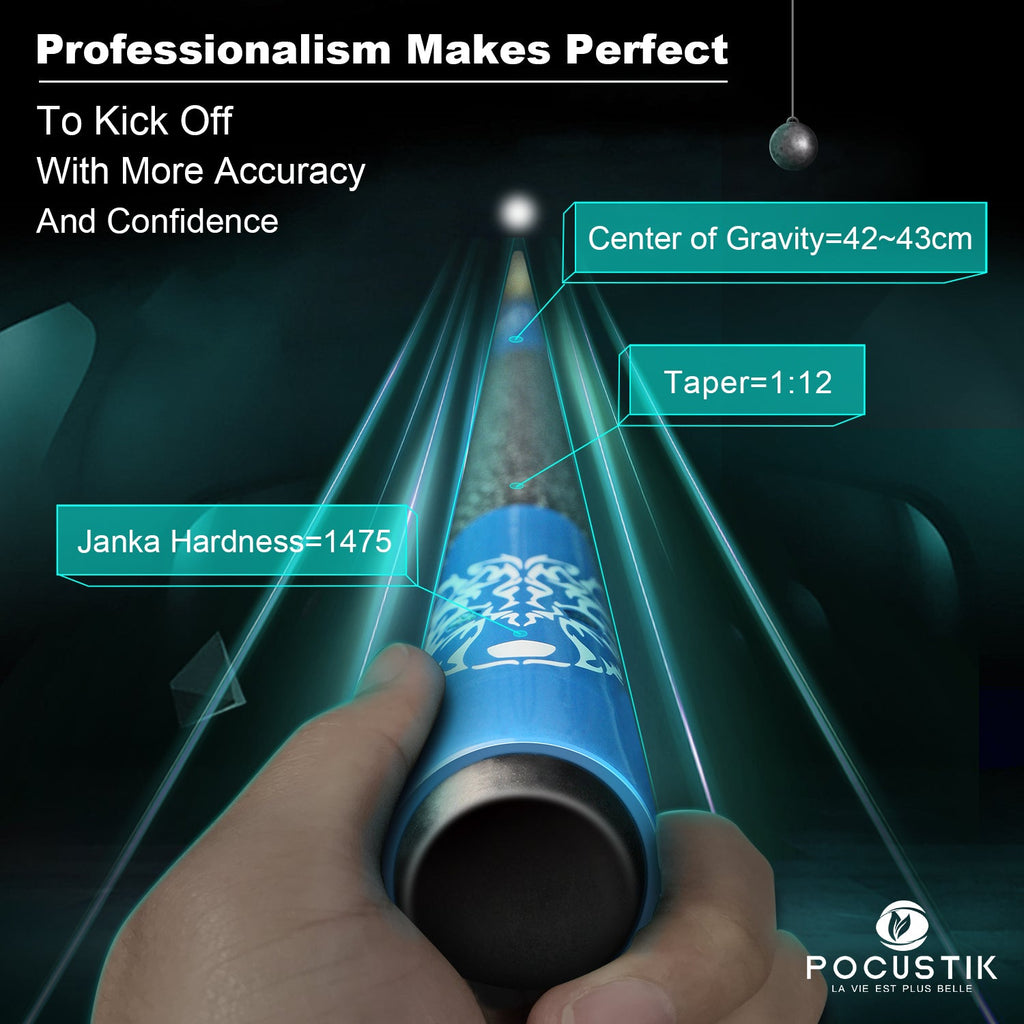 very straight pool cues