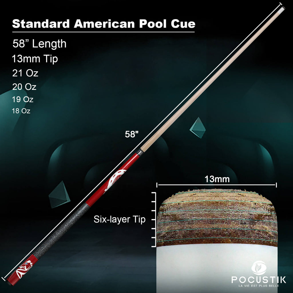58 inch pool cue for men or women