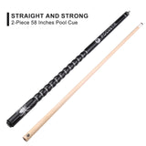 2-piece 58inch pool cue