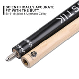 pocustik spider pool cue 58 inch 2-piece