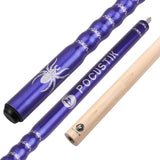 58" 2-Piece Pool Cue Sticks Set of 1, Ergonomic Billiard Cue Sticks, Canadian Maple Pool Table Stick House Bar for Men Women- Purple