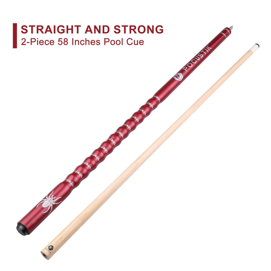58 inch pool stick red